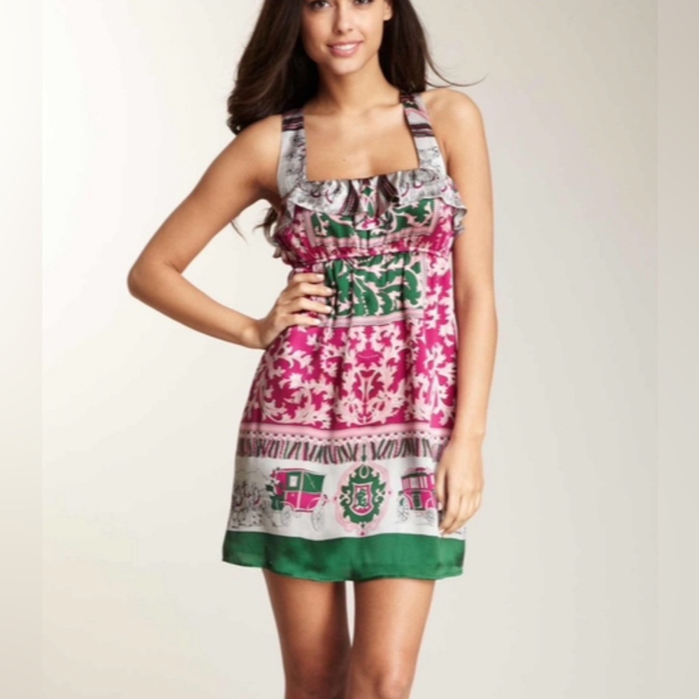 silk dress by Voom by Joy Han